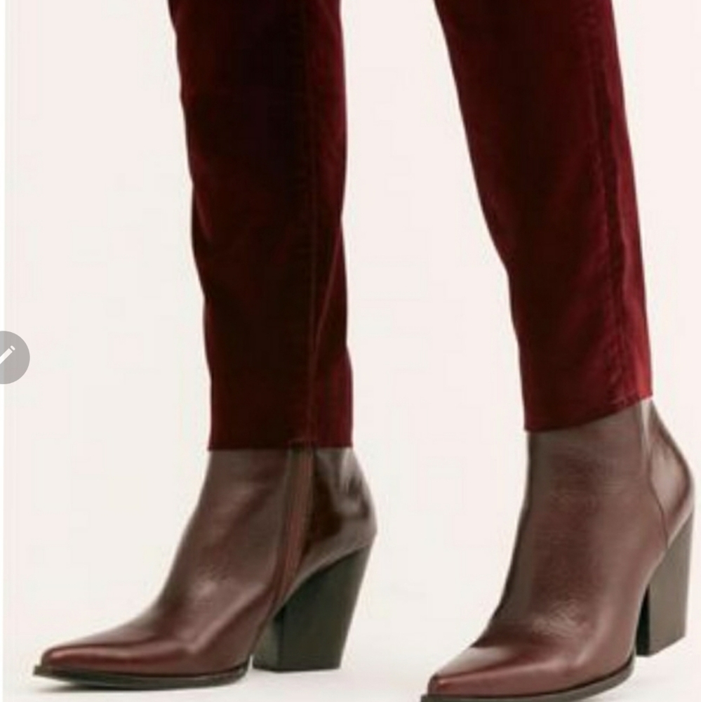 FP + Jeffrey Campbell Brown Flynn Ankle Boot - 10